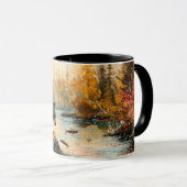  Beer bij de Creek Autumn Foliage Mok (Voorkant rechts)