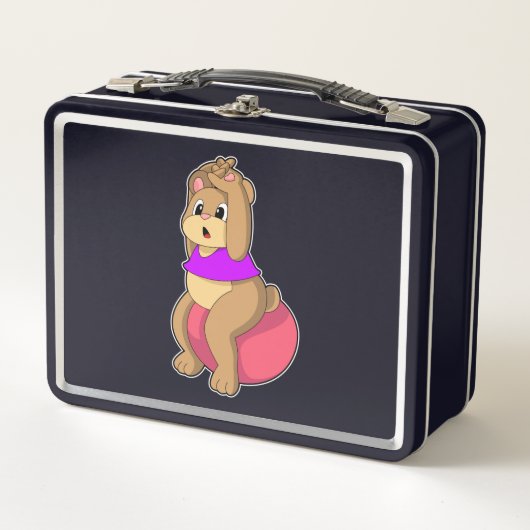 Beer bij fitness met oefenbal.PNG (Voorkant)