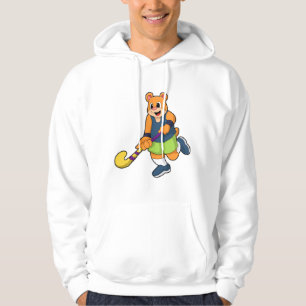 Beer bij Hockey met Hockey bat Hoodie