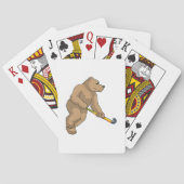 Beer bij Hockey met Hockey bat Pokerkaarten (Achterkant)