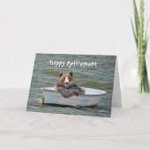 Beer bij pensionering in Dinghy Kaart (Voorkant)