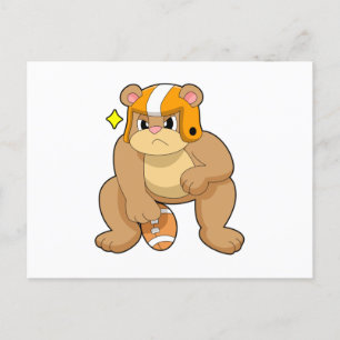 Beer bij Voetbal Sporten Briefkaart