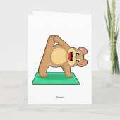 Beer bij Yoga Fitness Kaart (Achterkant)