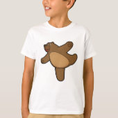 Beer bij Yoga Stretching T-shirt (Voorkant)