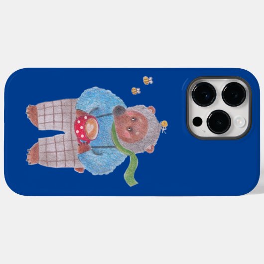 Beer, bijen en cappuccino Case-Mate iPhone case (Achterkant (horizontaal))