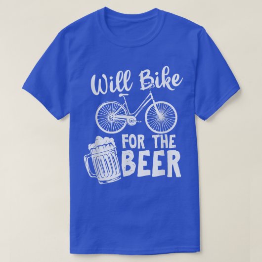 Beer Bike Cycling T-shirt (Design voorkant)
