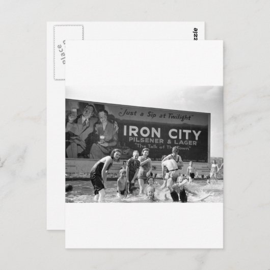 Beer Billboard, 1938 Briefkaart (Voorkant / Achterkant)