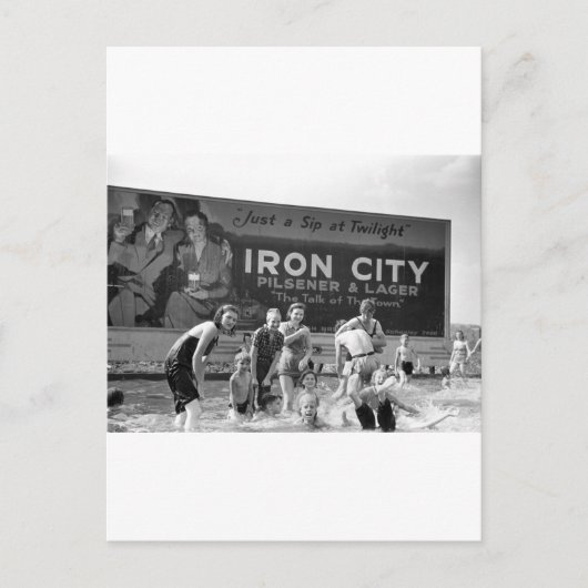 Beer Billboard, 1938 Briefkaart (Voorkant)