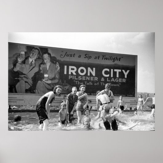 Beer Billboard, 1938 Poster (Voorkant)