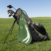 Beer Birdie Par Bogey Eagle Golfer Gezegde Golfhanddoek (Groen)