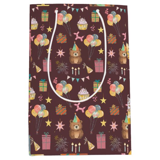 Beer Birthday Medium Cadeauzakje (Voorkant)