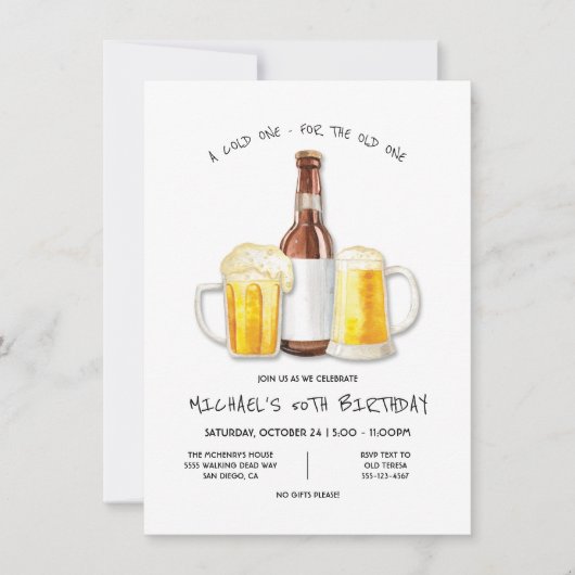 Beer Birthday Party wordt steeds leuker Kaart (Voorkant)