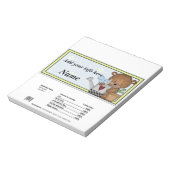 Beer Birthday Shower Snoep Bar Wrapper Party Favor Notitieblok (Linkerzijde)