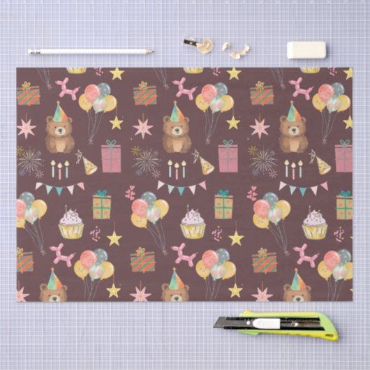 Beer Birthday Tissuepapier (Craft)