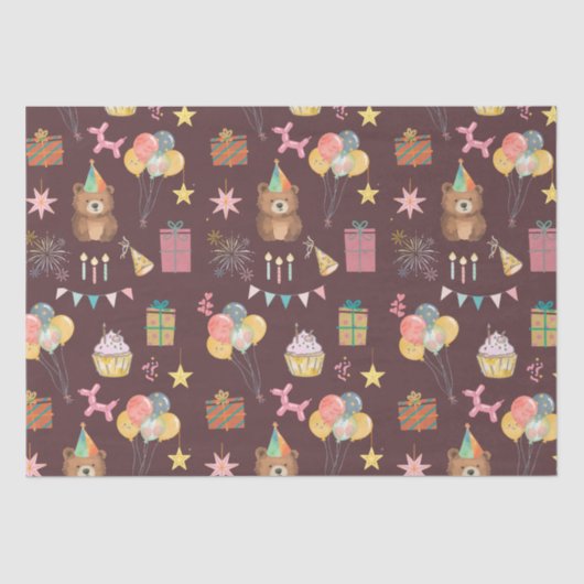 Beer Birthday Tissuepapier (Voorkant)