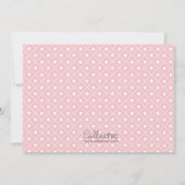 Beer Birthday Uitnodiging - Meisje 1ste verjaardag (Achterkant)