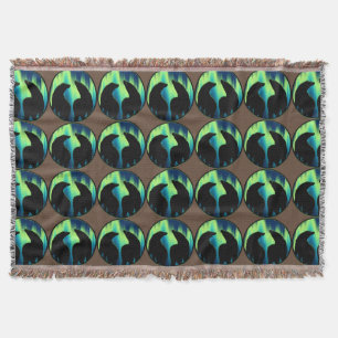 Beer Blanket Northern Lights Beer Throw Blanket Deken