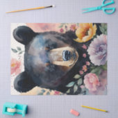 Beer Bloemen Waterverf Kunst Tissuepapier (Craft)