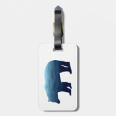 Beer Blue Forest Mountains Bagagelabel (Achterkant verticaal)