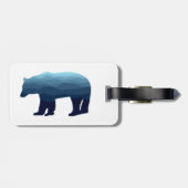 Beer Blue Forest Mountains Bagagelabel (Achterkant horizontaal)