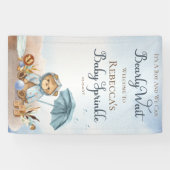 Beer | Blue Umbrella Barly Wait Boy Baby Sprinkle Spandoek (Horizontaal)