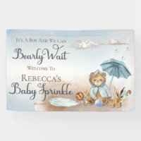 Beer | Blue Umbrella Barly Wait Boy Baby Sprinkle