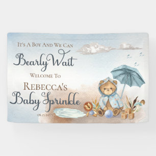 Beer   Blue Umbrella Barly Wait Boy Baby Sprinkle Spandoek