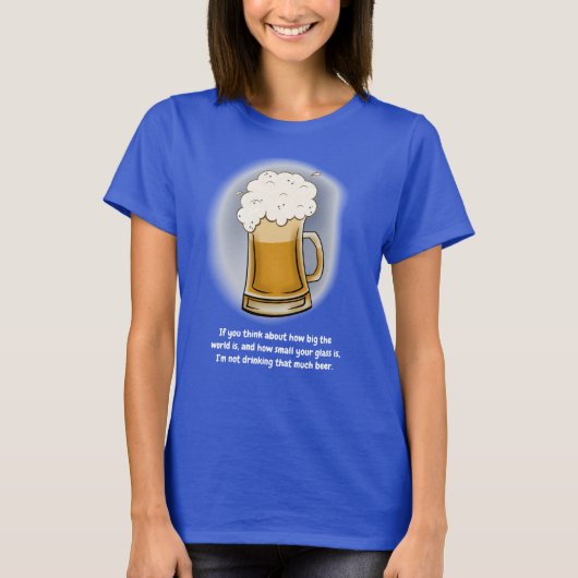 Beer Blue Womens' T-Shirt (Voorkant)