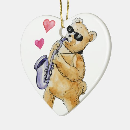 Beer Blues Keramisch Ornament (Links)