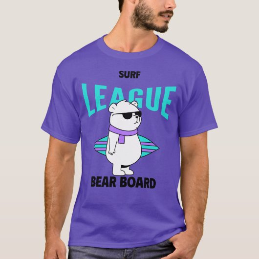 Beer Board Surf League T-shirt (Voorkant)