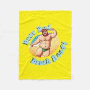 Beer Bod, strand klaar! Nr. 3 Fleece Deken