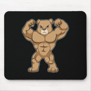 Beer Bodybuilder Lichaamstraining Sport Muismat