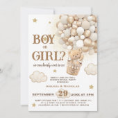 Beer Boho geslachtsneutraal onthullen Kaart (Voorkant)