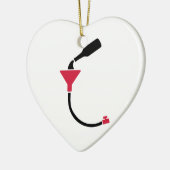 Beer Bong Keramisch Ornament (Links)