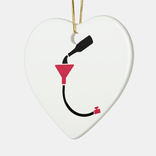 Beer Bong Keramisch Ornament (Links)