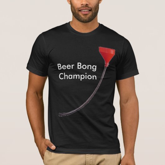 Beer BongChampion T-shirt (Voorkant)