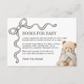 Beer Books voor Baby Kaart (Voorkant)
