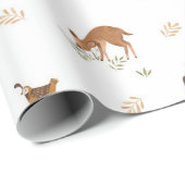 Beer bos bos voor kinderen met afspeelbare staart cadeaupapier (Rol Hoek)