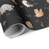 Beer bos bos voor kinderen met afspeelbare staart cadeaupapier (Rol Hoek)