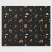 Beer bos bos voor kinderen met afspeelbare staart cadeaupapier (Vlak)