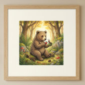 Beer Bos Dieren Peuter Poster