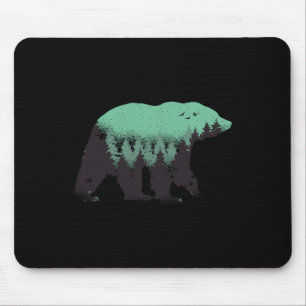 Beer Bos Natuur Grizzly Wandel Outdoor Jacht Muismat