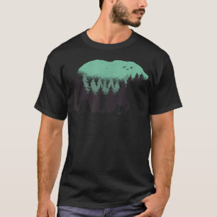 Beer Bos Natuur Grizzly Wandel Outdoor T-shirt