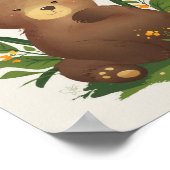 Beer • Bosdier Wees Dapper Illustratie Poster (Hoek)