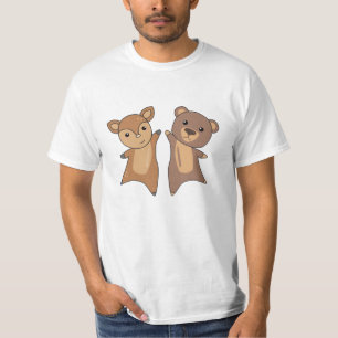 Beer bosdieren kalveren dieren voor kinderen t-shirt
