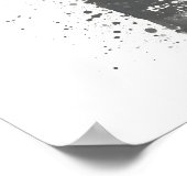 Beer Bottle Wall Art Print 'Lime' Grey (Hoek)