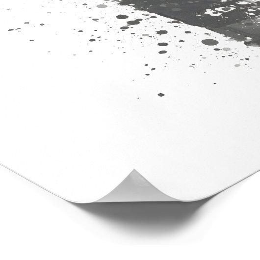 Beer Bottle Wall Art Print 'Lime' Grey  (Hoek)