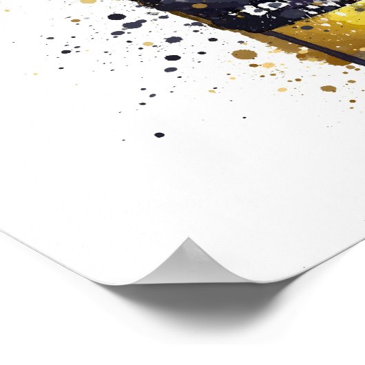 Beer Bottle Wall Art Print 'No Lime' (Hoek)