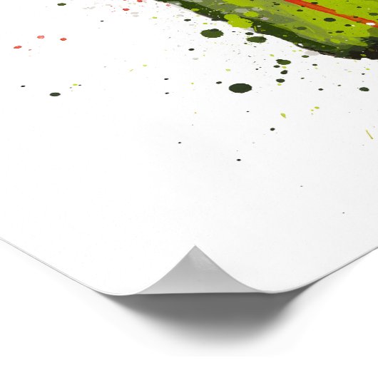 Beer Bottle Wall Art Print 'Peridot' (Hoek)