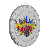 Beer Bowling Dartbord (Voorkant Links)